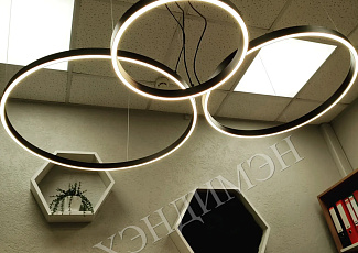 Установка люстр и светильников