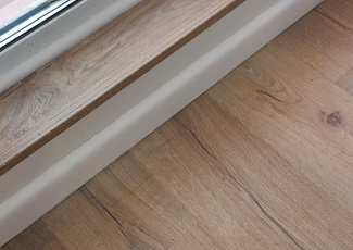 Установка плинтусов